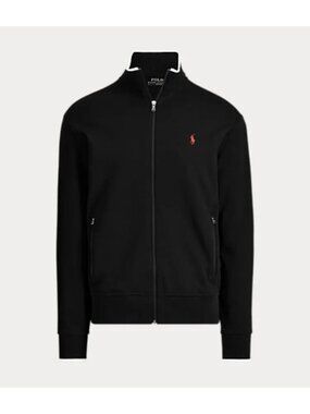 Polo Ralph Lauren Interlock Track Jacket Men`s 4XB Black Full Zip Mock Neck